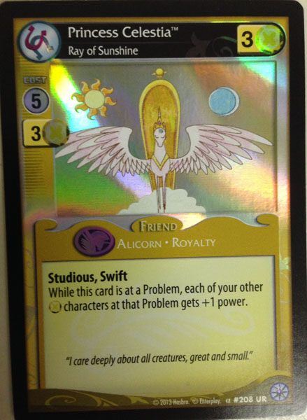 Princess Celestia, Ray of Sunshine (FOIL)