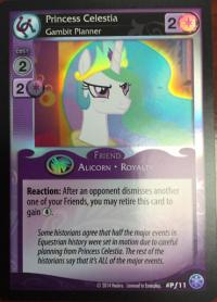 my little pony mlp promos princess celestia gambit planner pf11