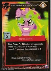 my little pony canterlot nights princess mi amore cadenza foil