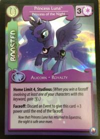 my little pony canterlot nights princess luna princess of the night foil