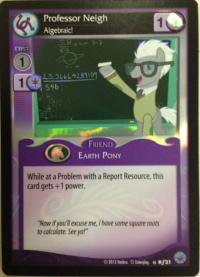 my little pony premiere professor neigh algebraic foil