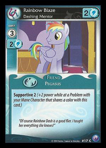 Rainbow Blaze, Dashing Mentor