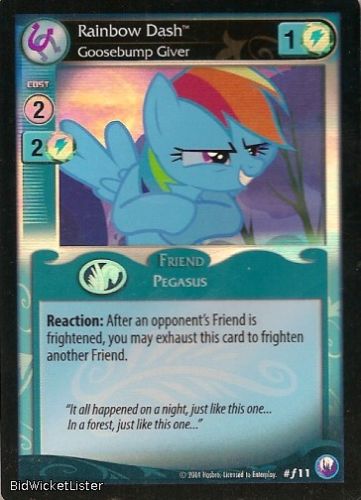 Rainbow Dash, Goosebump Giver (FOIL)