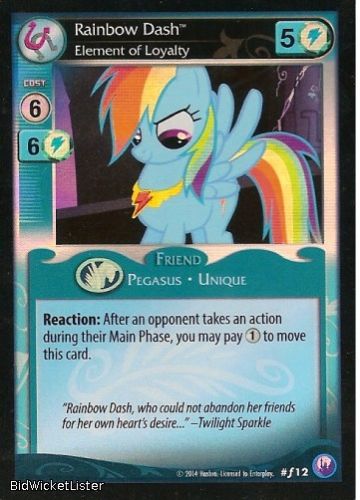 Rainbow Dash, Element of Loyalty (FOIL)