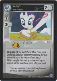 my little pony premiere rarity nest weaver