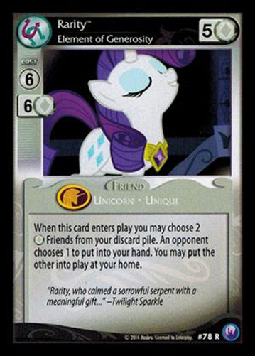 Rarity, Element of Generosity