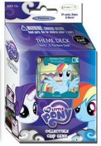 my little pony my little pony sealed product rarity and rainbow dash theme deck