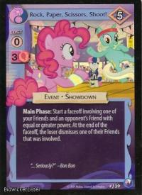 my little pony canterlot nights rock paper scissors shoot foil