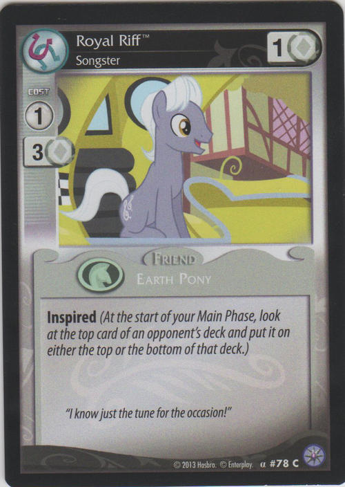 Royal Riff, Songster