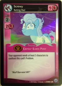 my little pony premiere screwy barking mad foil