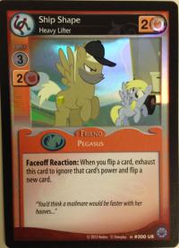 my little pony premiere ship shape heavy lifter foil