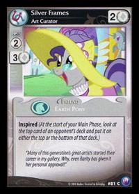 my little pony canterlot nights silver frames art curator