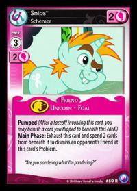 my little pony canterlot nights snips schemer