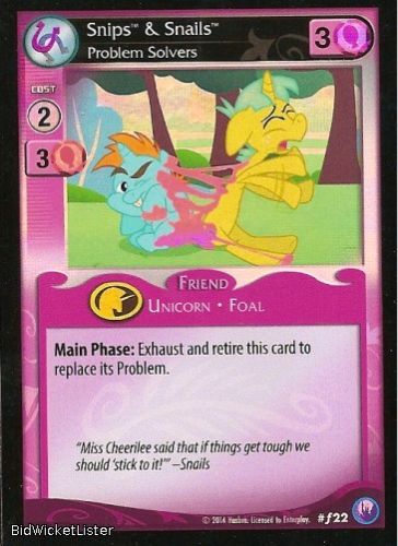 Snips & Snails, Problem Solvers (FOIL)