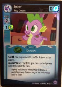 my little pony premiere spike baby dragon foil