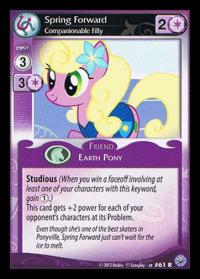 my little pony premiere spring forward companionable filly
