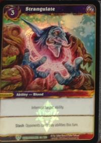 warcraft tcg foil and promo cards strangulate foil