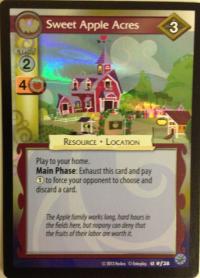 my little pony premiere sweet apple acres foil