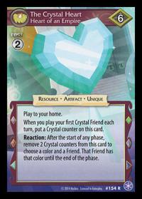 my little pony the crystal games the crystal heart heart of an empire foil
