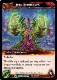 warcraft tcg war of the ancients toho bloomhorn