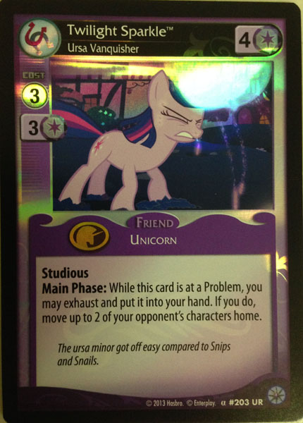 Twilight Sparkle, Ursa Vanquisher (PREMIERE FOIL)