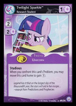 Twilight Sparkle, Research Student (Promo)