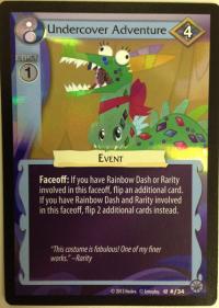 my little pony premiere undercover adventure foil