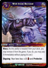 warcraft tcg reign of fire will from beyond